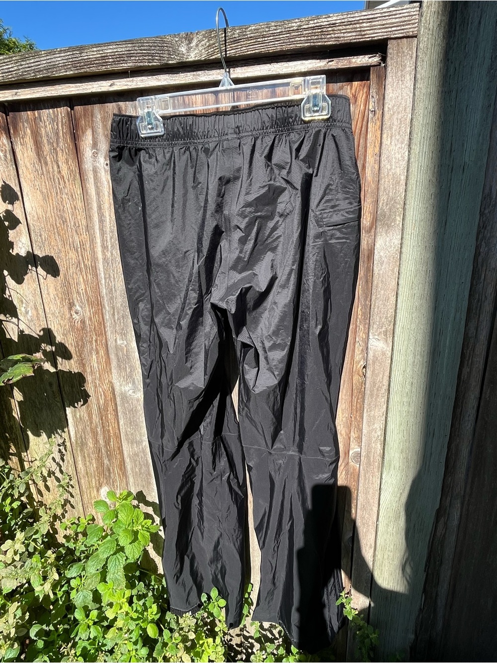 REI Co-op Black Rain Pants Size S Lined Hiking Outdoor Shell
